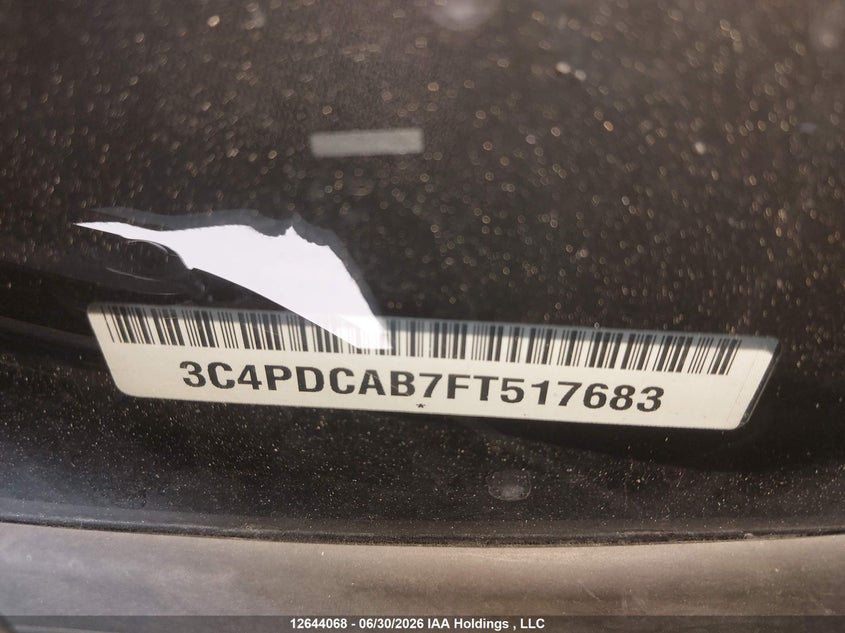 2015 Dodge Journey Cvp/Se Plus VIN: 3C4PDCAB7FT517683 Lot: 12644068