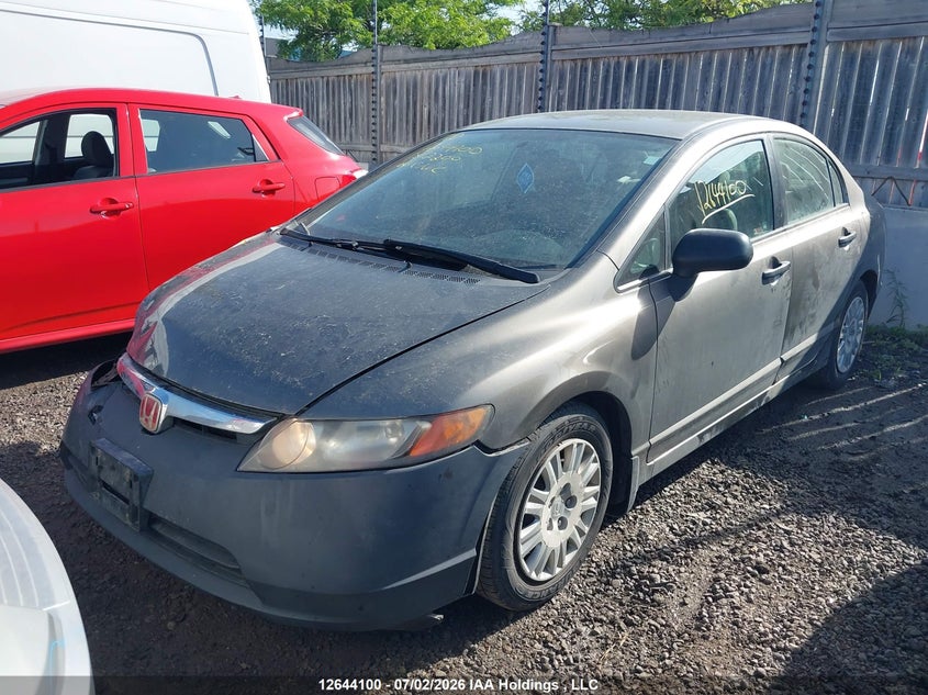 2006 Honda Civic Dx-G, Front, IAAI, VIN 1HGFA16326L812200 — photo 2