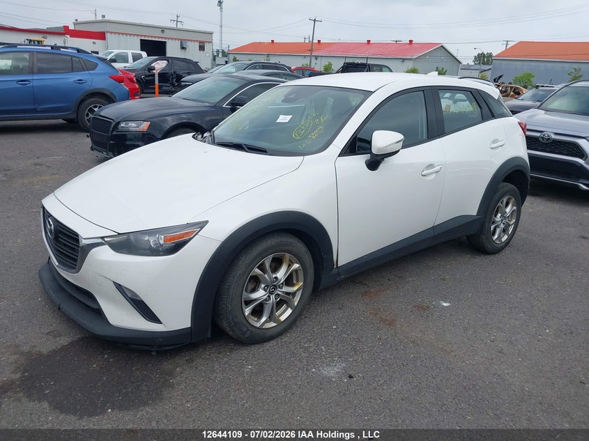 2019 Mazda CX-3, Right Side, IAAI, VIN JM1DKDC75K0434364 — photo 2