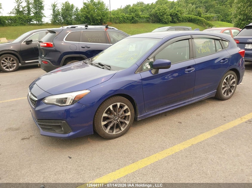 Vin: 4s3gtag63n3720114, lot: 3045281, subaru impreza sport with eyesight 5-door 20222