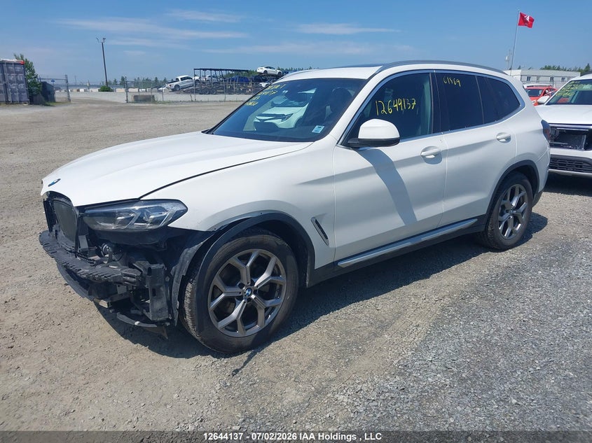 2023 BMW X3, Front, IAAI, VIN 5UX53DP02P9S24658 — photo 2