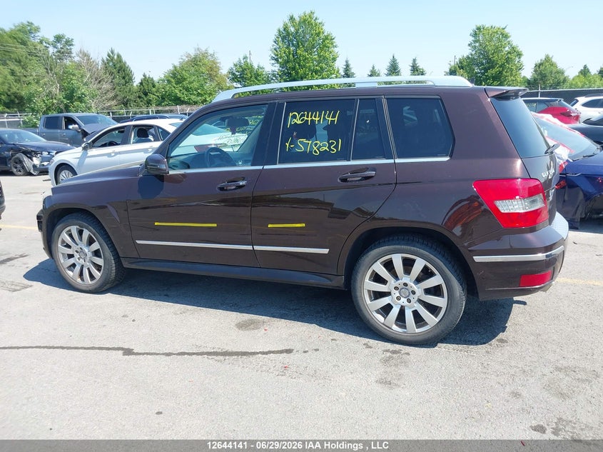 2011 Mercedes-Benz Glk 350 4Matic VIN: WDCGG8HB1BF578231 Lot: 12644141