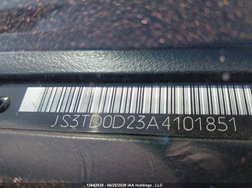 2010 Suzuki Grand Vitara Jx VIN: JS3TD0D23A4101851 Lot: 12642638x