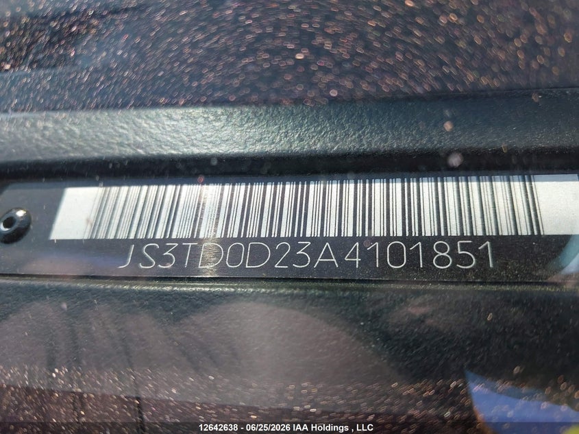 2010 Suzuki Grand Vitara Jx VIN: JS3TD0D23A4101851 Lot: 12642638x