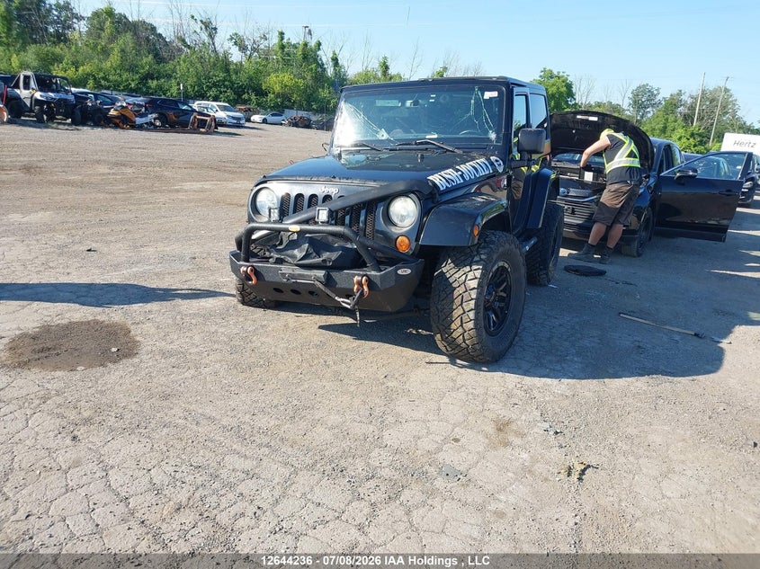 2013 Jeep Wrangler, Right Side, IAAI, VIN 1C4AJWBG2DL593055 — photo 2