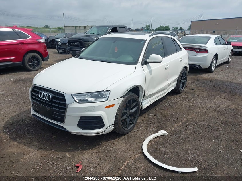 2017 Audi Q3, Левый бок, IAAI, VIN WA1ECCFS1HR016149 — фото 2