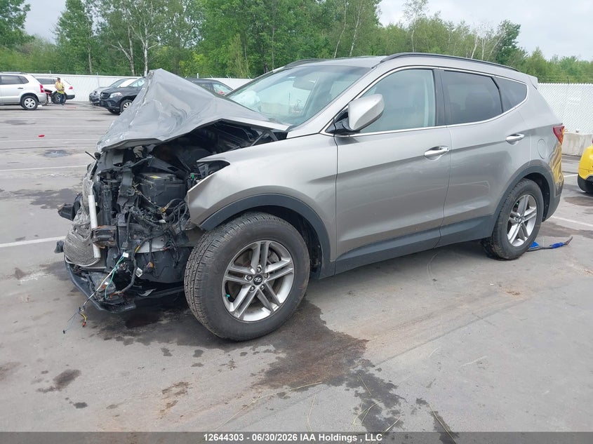 2017 Hyundai Santa Fe Sport, Удар спереди, IAAI, VIN 5XYZT3LB0HG413359 — фото 2