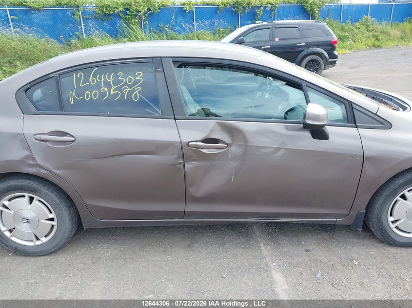 2013 HONDA CIVIC SEDAN 1.8L I-4 VVT, 140HP
