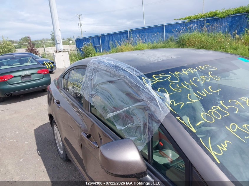 2013 HONDA CIVIC SEDAN 1.8L I-4 VVT, 140HP