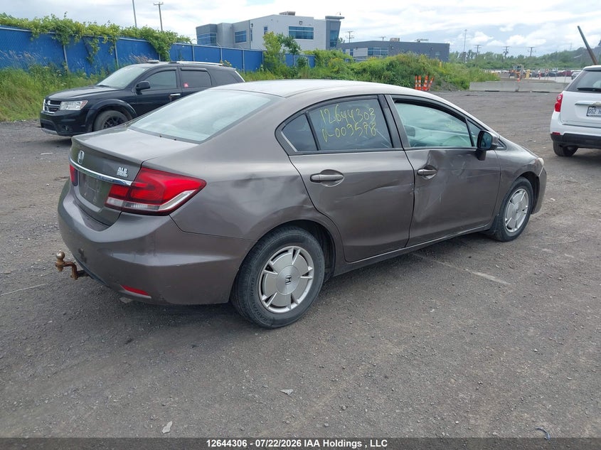 2013 HONDA CIVIC SEDAN 1.8L I-4 VVT, 140HP