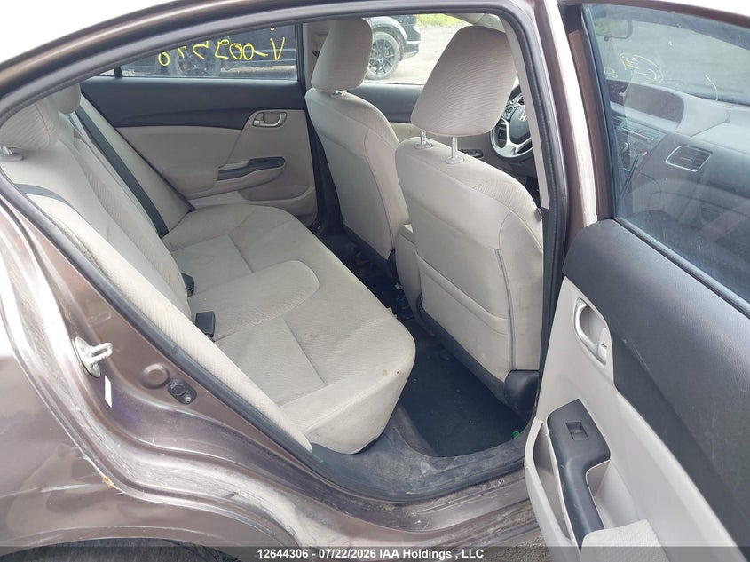 2013 HONDA CIVIC SEDAN 1.8L I-4 VVT, 140HP