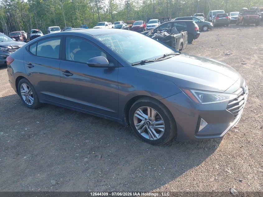 Vin: kmhd84lf0ku801794, lot: 3045491, hyundai elantra sel/value/limited 2019 img_1