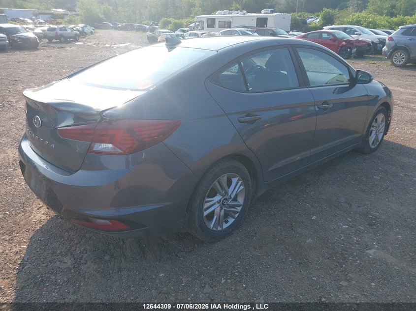 Vin: kmhd84lf0ku801794, lot: 3045491, hyundai elantra sel/value/limited 20194