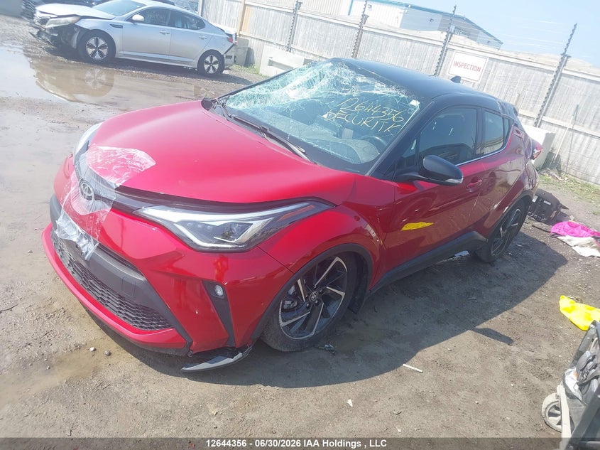 Vin: jtnkhmbx5m1128717, lot: 3045538, toyota c-hr limited 20212