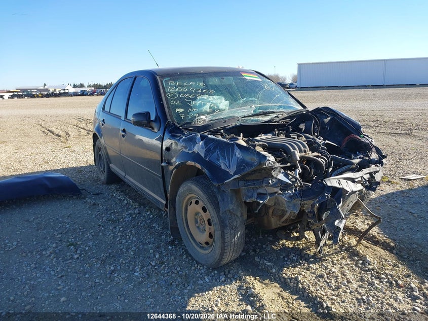 2002 Volkswagen Jetta Gls, Удар спереди, IAAI, VIN 3VWSB69M52M066875