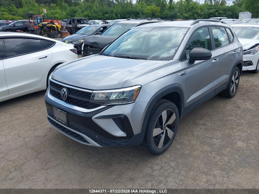 2024 Volkswagen Taos, Right Rear, IAAI, VIN 3VVGX7B21RM013353 — photo 2