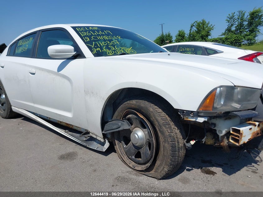 2012 Dodge Charger VIN: 2C3CDXAG1CH110307 Lot: 12644419