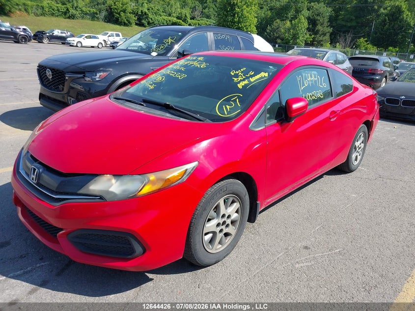 2014 Honda Civic, Удар ззаду, IAAI, VIN 2HGFG3B54EH002323 — фото 2