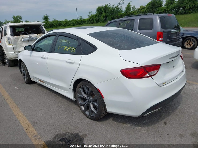 Vin: 1c3cccbg1fn707253, lot: 3045629, chrysler 200 20153