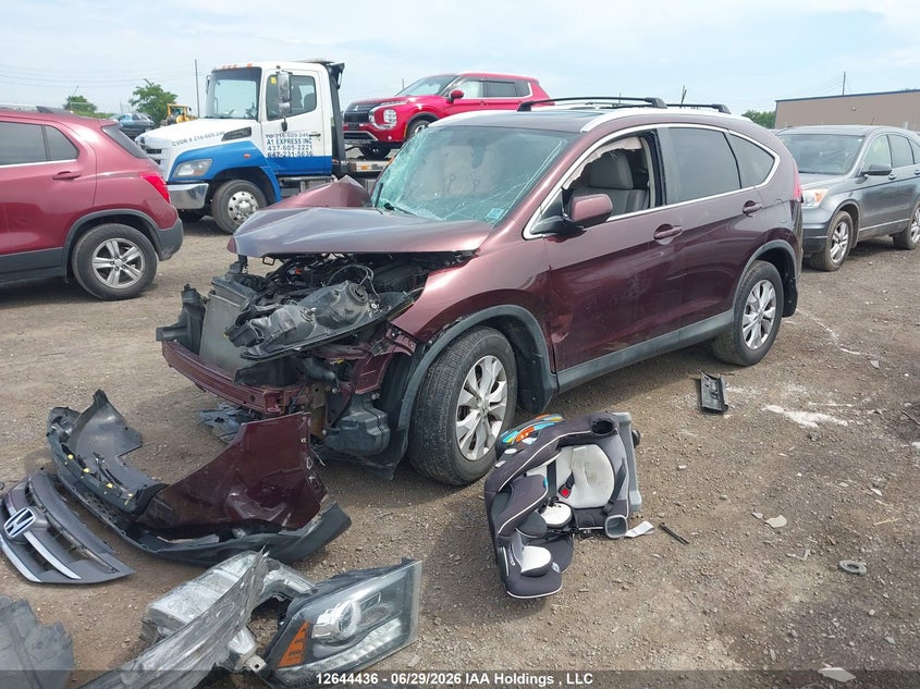Vin: 2hkrm4h77eh104287, lot: 3045634, honda cr-v ex-l 20142