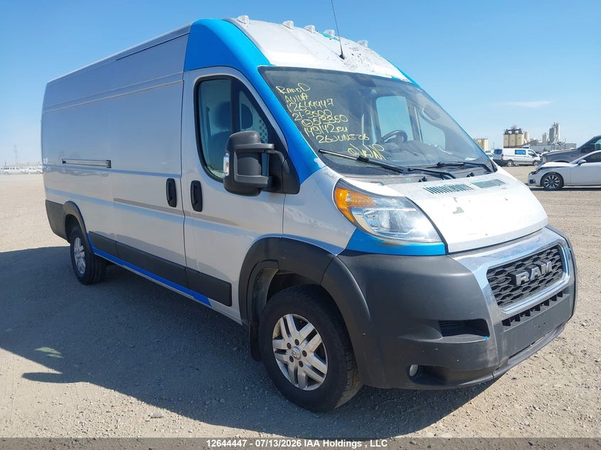 2021 Ram Promaster 3500 High Roof Extended 159 In. Wb VIN: 3C6MRVJG9ME513350 Lot: 12644447