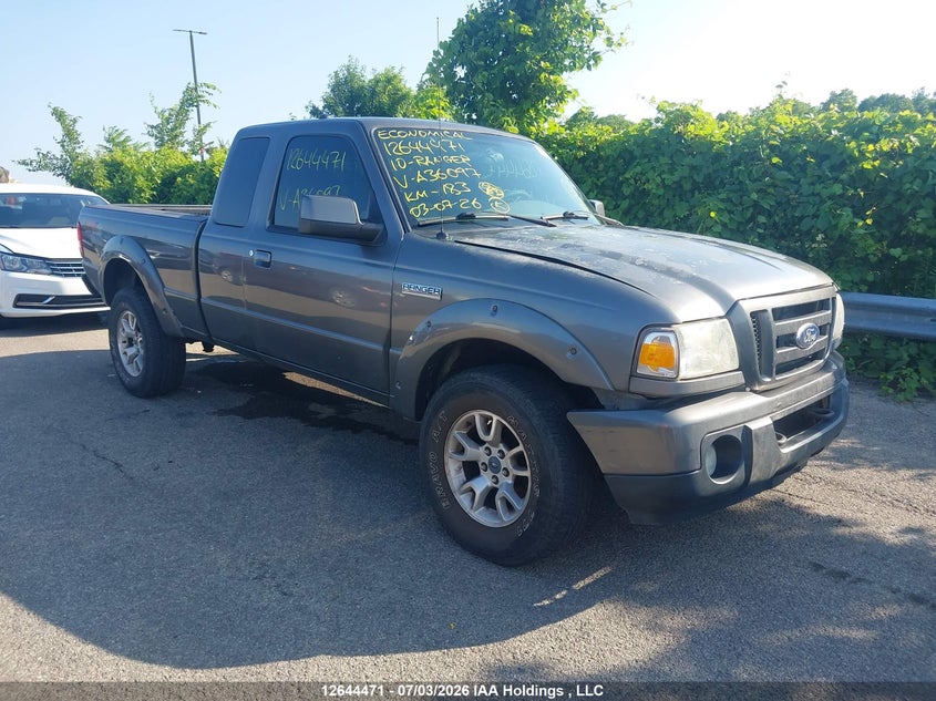 2010 Ford Ranger Sport/Xlt, Удар спереди, IAAI, VIN 1FTLR4FE2APA36097