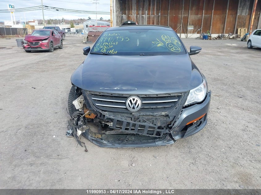 2012 Volkswagen Passat Cc VIN: WVWHN9AN8CE513037 Lot: 11990953X
