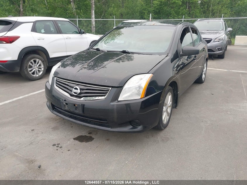 2012 Nissan Sentra, Total Burn, IAAI, VIN 3N1AB6AP7CL724758 — photo 2