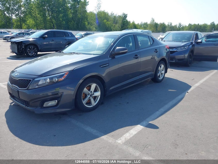 2015 Kia Optima, Front, IAAI, VIN KNAGM4A72F5637955 — photo 2