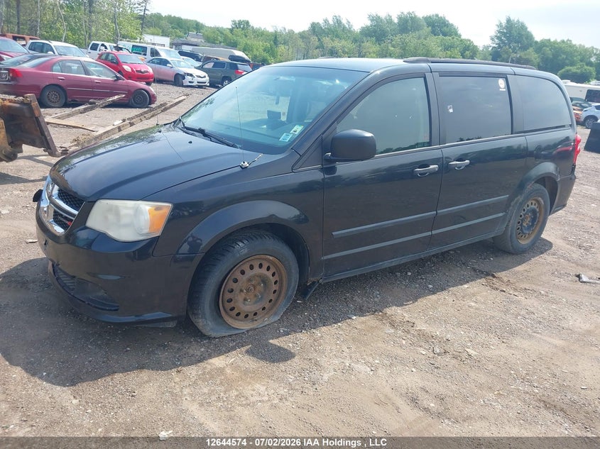 2012 Dodge Caravan, Front, IAAI, VIN 2C4RDGBGXCR397449 — photo 2