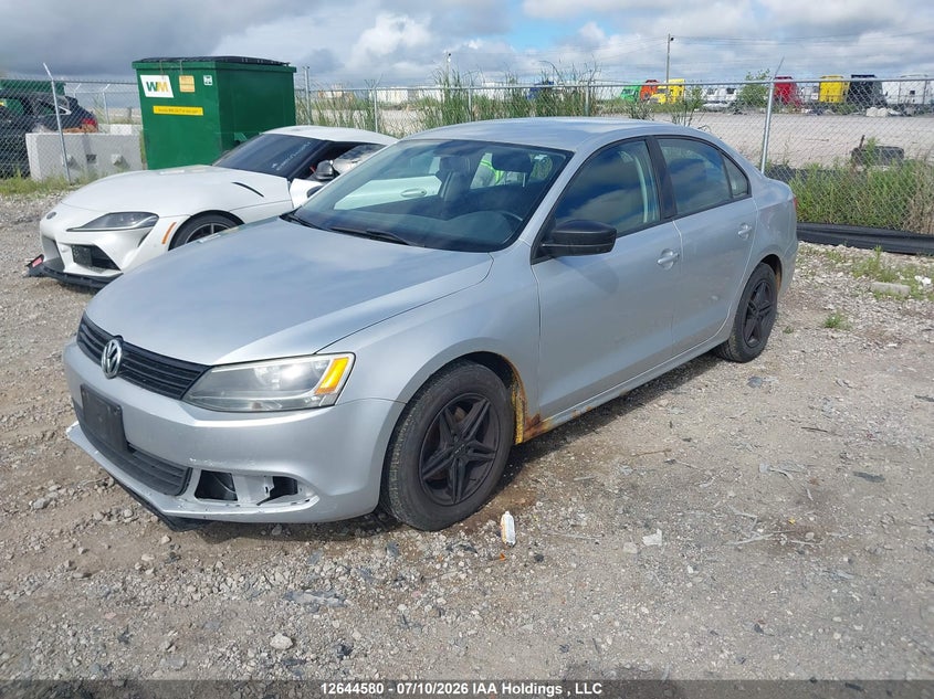 2011 Volkswagen Jetta, Front, IAAI, VIN 3VW2K7AJ9BM328839 — photo 2
