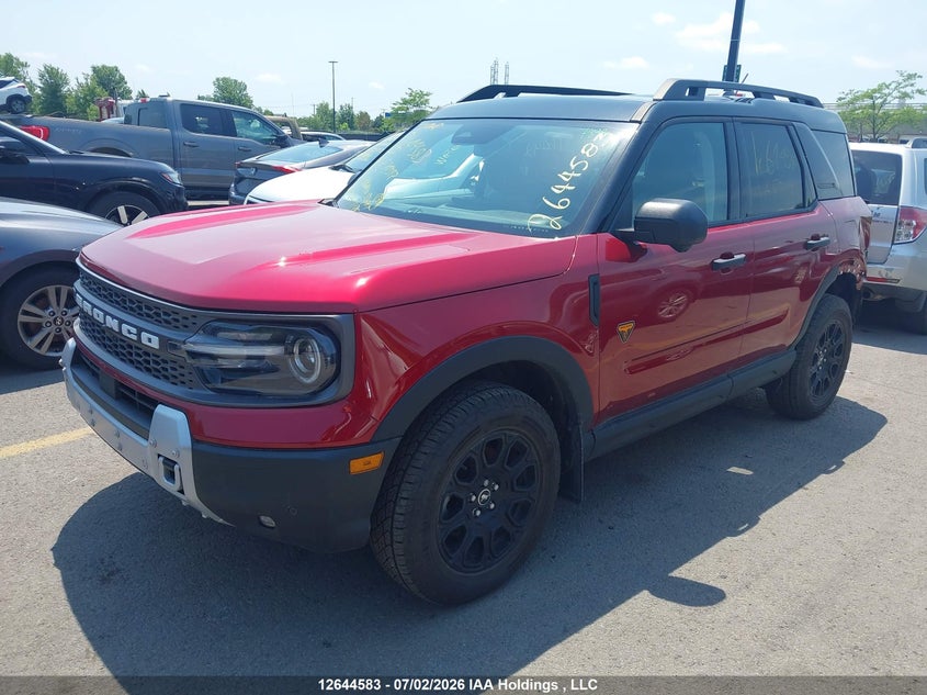 2025 Ford Bronco Sport, Удар сзади, IAAI, VIN 3FMCR9DA5SRE74342 — фото 2