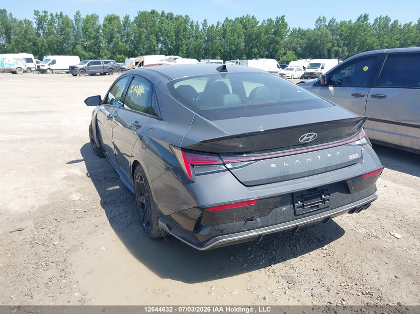 Vin: kmhlr4df3su855212, lot: 3045845, hyundai elantra n line ultimate 20253