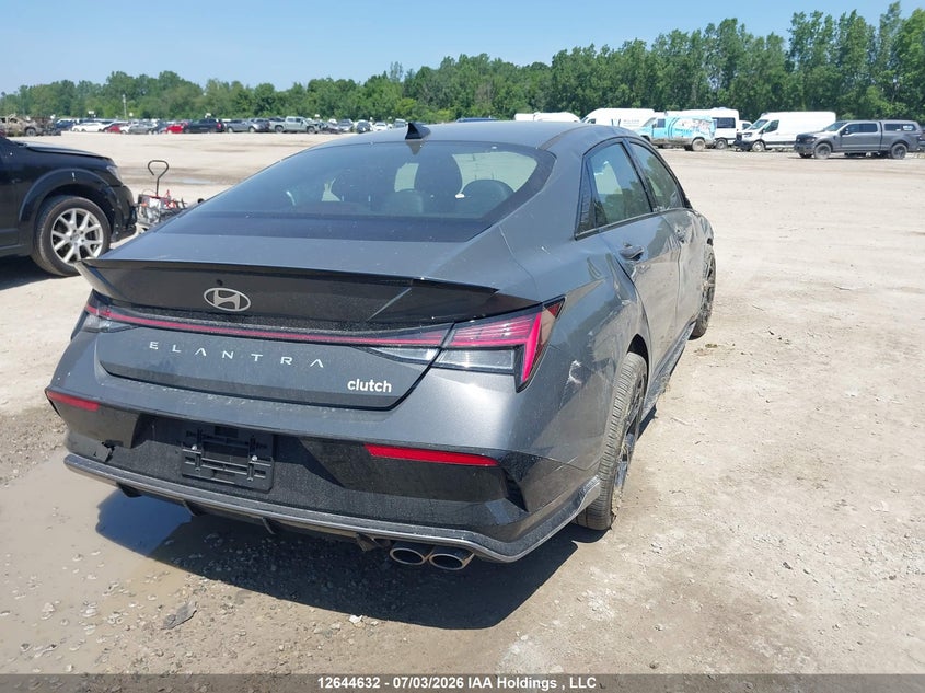 Vin: kmhlr4df3su855212, lot: 3045845, hyundai elantra n line ultimate 20254