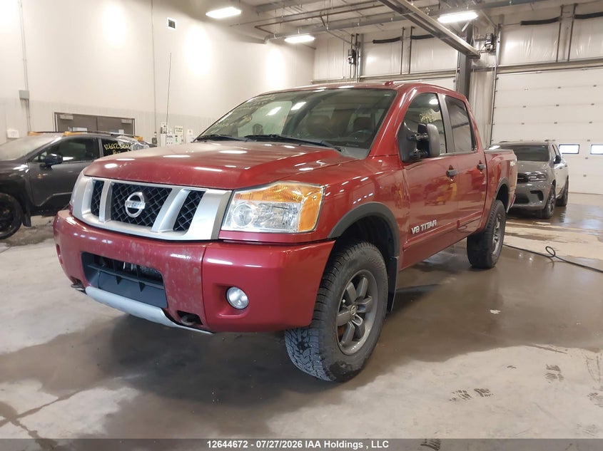 2014 Nissan Titan, Удар ззаду, IAAI, VIN 1N6AA0EC1EN520235 — фото 2