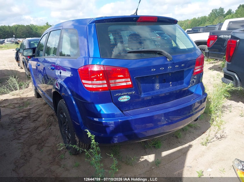 Vin: 3c4pdcab4ct238526, lot: 3045977, dodge journey se 20123