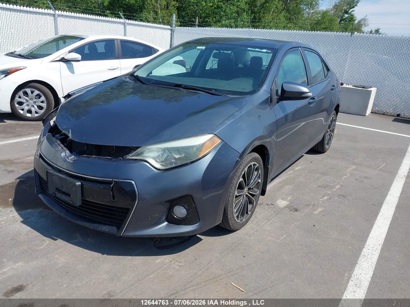 2015 Toyota Corolla, Удар спереди, IAAI, VIN 2T1BURHE7FC411041 — фото 2
