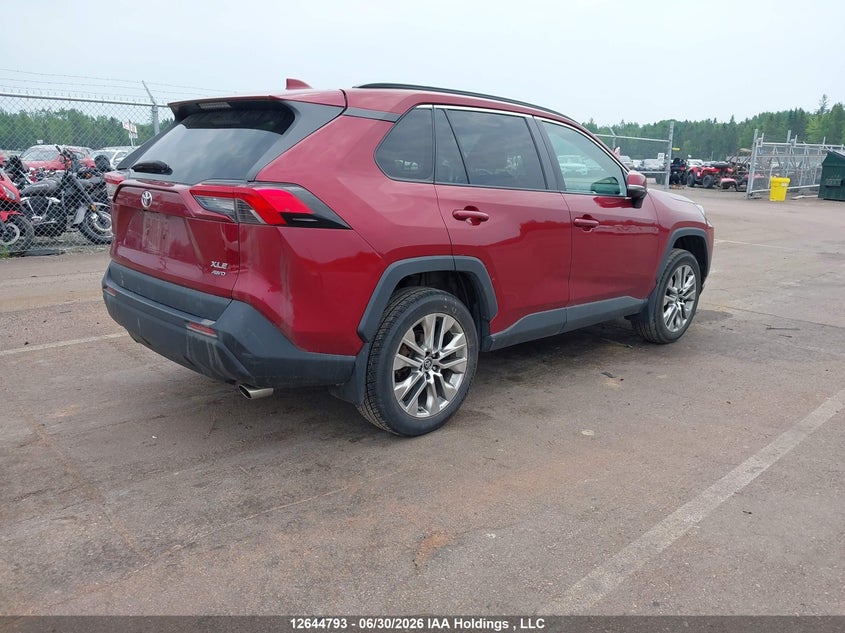 Vin: 2t3r1rfv1kw032563, lot: 3046022, toyota rav4 xle 20194