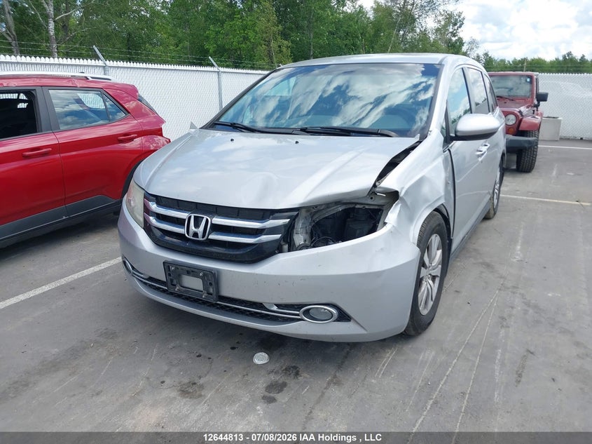 2015 Honda Odyssey, Front, IAAI, VIN 5FNRL5H46FB503786 — photo 2