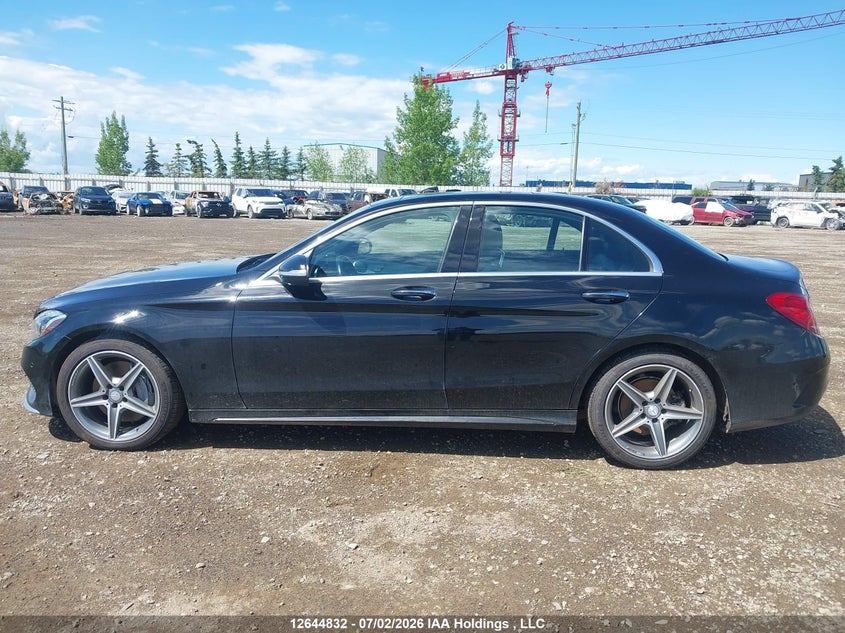2015 Mercedes-Benz C 400 4Matic VIN: 55SWF6GB5FU022586 Lot: 12644832