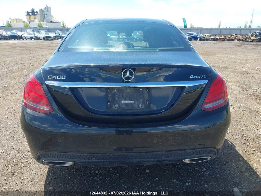 2015 Mercedes-Benz C 400 4Matic VIN: 55SWF6GB5FU022586 Lot: 12644832