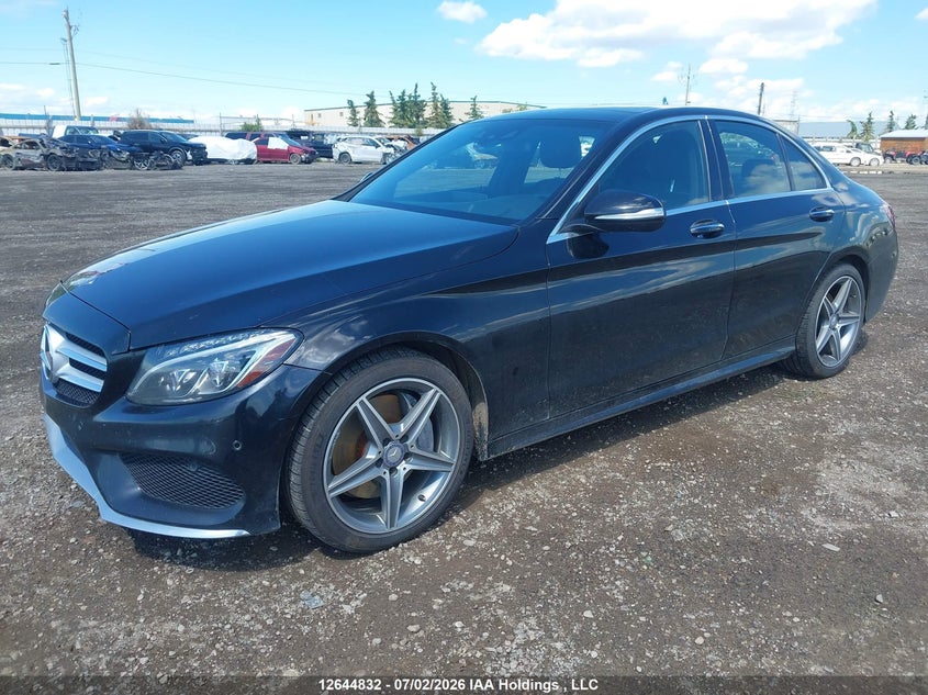 2015 Mercedes-Benz C 400 4Matic VIN: 55SWF6GB5FU022586 Lot: 12644832