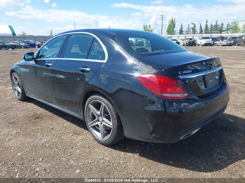 2015 Mercedes-Benz C 400 4Matic VIN: 55SWF6GB5FU022586 Lot: 12644832