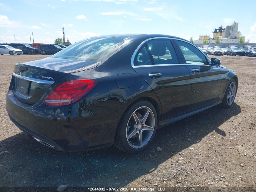 2015 Mercedes-Benz C 400 4Matic VIN: 55SWF6GB5FU022586 Lot: 12644832