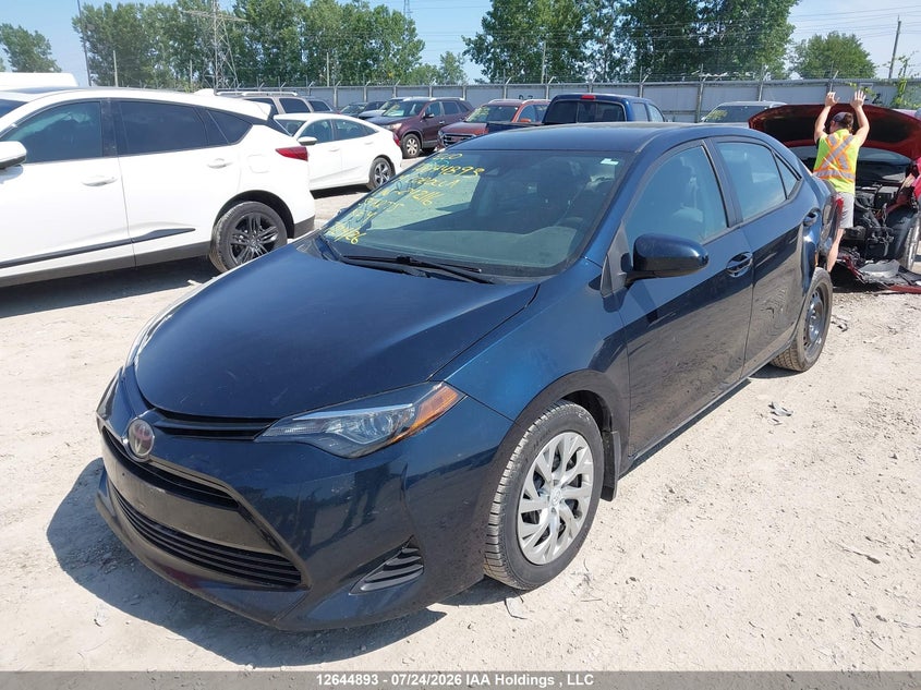 Vin: 2t1burhe7kc242116, lot: 3046125, toyota corolla le 20192