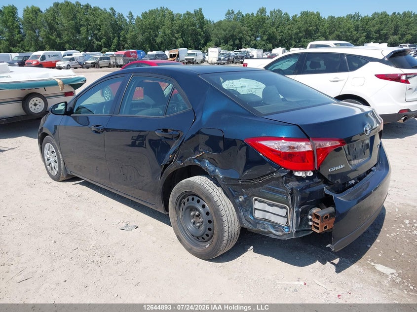 Vin: 2t1burhe7kc242116, lot: 3046125, toyota corolla le 20193