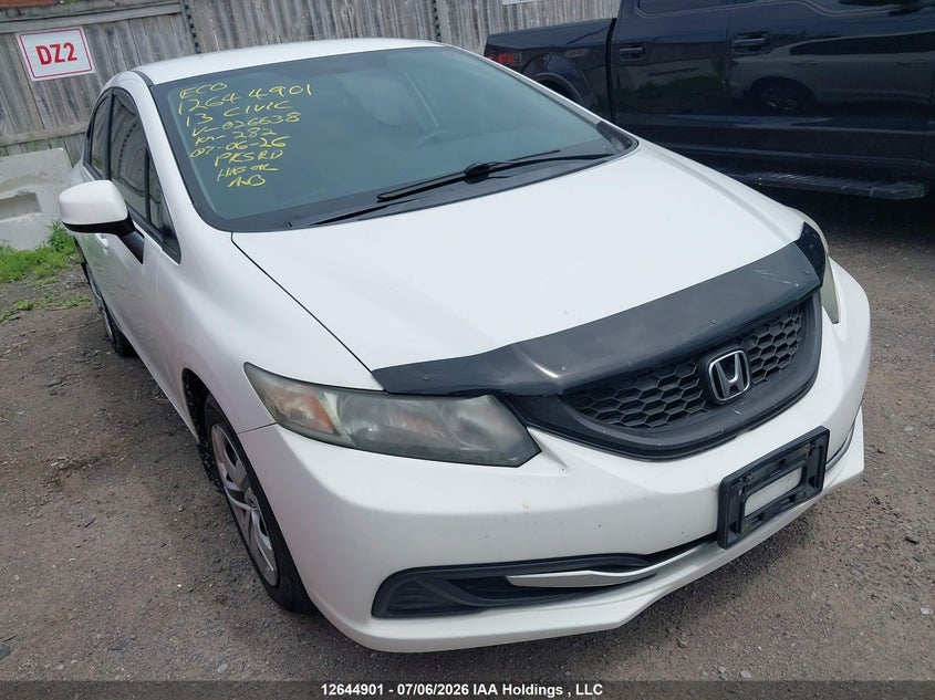 2013 HONDA CIVIC SEDAN 1.8L I-4 VVT, 140HP