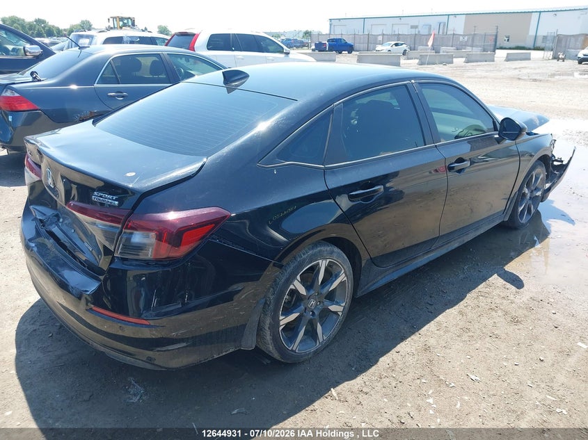 Vin: 2hgfe4f86sh013562, lot: 3046163, honda civic sport hybrid/sport touring hybrid 20254