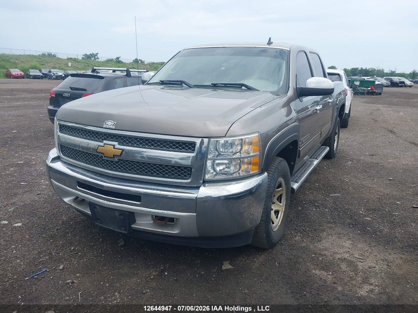 2012 Chevrolet Silverado, Удар сзади, IAAI, VIN 3GCPKREA4CG240053 — фото 2