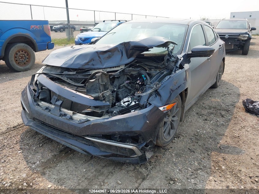 2021 Honda Civic, Front, IAAI, VIN 2HGFC2F74MH006517 — photo 2